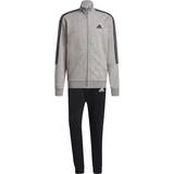 Grey Jumpsuits & Overalls adidas Aeroready Essentials 3-Stripes Tracksuit Men - Medium Grey Heather/Black