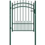 vidaXL Fence Gate with Spikes 146389 102x175cm