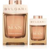 Men Gift Boxes Bvlgari Man Terrae Essence Perfume Set EdT 100ml + EdP 15ml