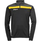 Uhlsport Offense 23 14 Zip Top Unisex - Black/Anthracite/Lime Yellow