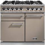 Cookers Falcon F1000DXDFFN/NM Deluxe 100cm Dual Fuel Black, Brown