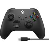 AA (LR06) - Xbox One Gamepads Microsoft Xbox Series X Wireless Controller + USB-C Cable - Black