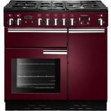 90cm - Dual Fuel Ovens Induction Cookers Rangemaster PROP90DFFCY/C Professional Plus 90cm Dual Fuel Cranberry Red