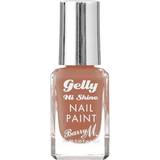 Brown Nail Polishes Barry M Gelly Hi Shine Nail Paint GNP85 Café Au Lait 10ml