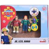 Fireman Sam Toy Figures Simba Fireman Sam Family Sparks Joe Lizzie & Hannah