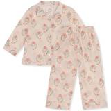 Buttons Pyjamases Children's Clothing Konges Sløjd Nightingale PJ - Christmas Vintage Rose Flower (KS2730)
