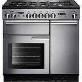 90cm - Gas Ovens Cookers Rangemaster PROP90NGFSS/C Stainless Steel