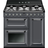 Smeg Electric Ovens Cookers Smeg TR93GR Grey, Black