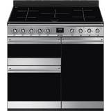 Induction Cookers Smeg SY93I-1 Stainless Steel, Black
