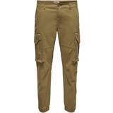 Only & Sons Cargo Trousers - Green/Kangaroo