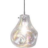 Glass Pendant Lamps Endon Lighting Lava Pendant Lamp 32cm