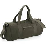 BagBase Plain Varsity Duffle Bag 2-pack - Military Green