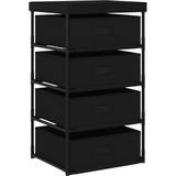 Black Storage Cabinets vidaXL - Storage Cabinet 45x80cm