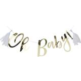 Ginger Ray Garlands Oh Baby Gold/White