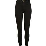 Trousers & Shorts on sale River Island Molly Mid Rise Skinny Jeans - Black