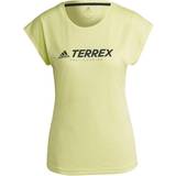 adidas Terrex Primeblue Trail Functional Logo T-shirt Women - Pulse Yellow