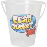 Plastic Sandbox Toys Yello Wilton Bradley 23cm Large Crabbing Bucket White