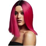 Smiffys Fever Kylie Wig Magenta Pink
