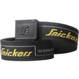 Men Belts Snickers Workwear 9033 Logo Belt - Black