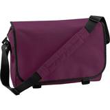 Red Messenger Bags BagBase Adjustable Messenger Bag 11L - Burgundy
