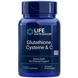 Immune System Vitamins & Minerals Life Extension Glutathione, Cysteine & C 100 pcs