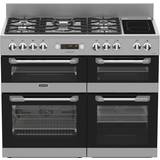 Leisure Gas Cookers Leisure Cuisinemaster CS110F722X 110cm Dual Fuel Silver, Stainless Steel