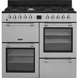 Leisure Dual Fuel Ovens Cookers Leisure Cookmaster 100 CK100F232S 100cm Dual Fuel Silver