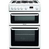 60cm - Gas Ovens - White Gas Cookers Hotpoint HAG60P White