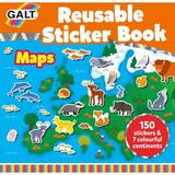 Galt Stickers Galt Reusable Sticker Book Maps