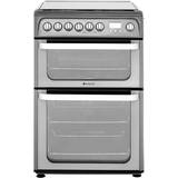 Hotpoint Cookers Hotpoint HUD61GS 60Cm Dual Fuel Grey