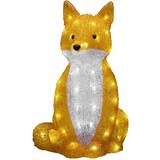 Konstsmide Acrylic Sitting Fox Christmas Lamp 40cm