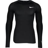 Nike Pro Dri-Fit Long-Sleeved Top Men - Black/White