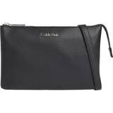 Textile Handbags Calvin Klein Must EW Double CPT Crossbody Bag - Black