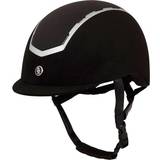 Unisex Riding Helmets Br Sigma Microfiber Glitter Riding Helmet - Black