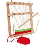 Small Foot Weaving & Sewing Toys Small Foot 6889 "Compact" wooden weaving frame, incl. reversible comb and wool, from 6 years old