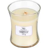 Woodwick Lemongrass and Lily Medium Scented Candle 275g