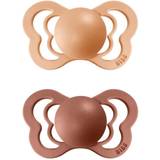 Bibs Couture Natural Rubber Latex Pacifier Size 2 6m+ 2-pack