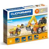 Magformers Construction Kits Magformers Clicformers Construction Set 6 in 1 Vehicles 74 PCS Construction and Building Toy Set Ages 4 Years Multi Colour