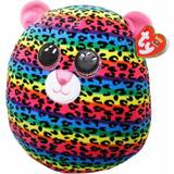 Leopards Soft Toys TY squish a boo dot the leopard plush cushion