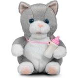 TOBAR Interactive Toys TOBAR 36413 Cat Chaton ANIMIGOS New Born Kitten, Gris E Blanc