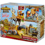 Little Tikes Play Set Little Tikes 647093 Kingdom Builders-Wreckin Featuring Bashers Leader Captain Cannonblast with 25 Roller Pieces Including Dropping Balcony, Shooting Iron Fist, Cannon & Many More-Kids Ages 3 Multi