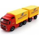 Polesie 8732 Volvo Powertruck Tilt Truck with Trailer-Toy Vehicles, Multi Colour
