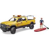 Toy Vehicles Bruder RAM 2500 Power Wagon Lifeguard with Figure and Paddleboard