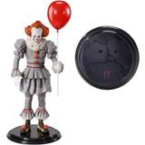 Noble Collection The IT Bendyfigs Pennywise 7.5in (19cm) Toys Bendable Figure Posable Collectible Doll Figures With Stand