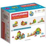 Lisciani Magformers Cube House Penguin 20-Piece Magnetic Construction Toy. STEM Set With Magnetic Shapes And Accessories. Makes Different Houses For The Cute Character