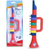 Plastic Toy Wind Instruments Bontempi 32 2732 8 Keys Trumpet in Blister, Multi-Color