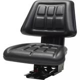 Pedal Cars vidaXL Tractor Seat with Suspension Black