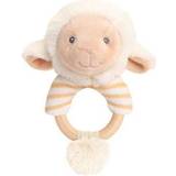 Keel Toys Baby Toys Keel Toys Keeleco Lullaby Lamb Ring Rattle 14cm