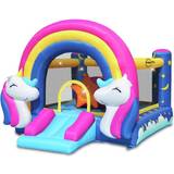 None Kids Bouncy Castle Unicorn Theme w/Sounds