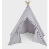 Fabric Play Tent The Little Green Sheep Cotton Canvas Teepee Grey